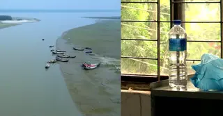 লবণাক্ত পানিতে বিপর্যস্ত বরগুনার হাসপাতাল; বিশুদ্ধ পানির হাহাকার